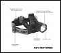 Sealey HT105LED Rechargeable Head Torch 3W SMD LED