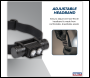 Sealey HT110R Rechargeable Head Torch 10W SMD LED