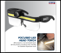 Sealey HT112R Rechargeable LED Head Torch Removable PC Lens 9W COB & 5W LED