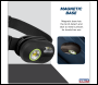 Sealey HT300R Rechargeable Headlight with Auto-Sensor 3W COB & 1W SMD LED