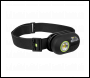 Sealey HT300R Rechargeable Headlight with Auto-Sensor 3W COB & 1W SMD LED