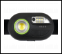 Sealey HT300R Rechargeable Headlight with Auto-Sensor 3W COB & 1W SMD LED