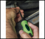 Sealey HV002 Premier Hammer-Thru Screwdriver Set 8pc - Hi-Vis Green