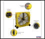 Sealey HVD36110VPM Premier 36 inch  Industrial High Velocity Rotomould Drum Fan 3-Speed 110V