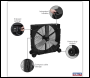 Sealey HVD36PM Premier 36 inch  Industrial High Velocity Rotomould Drum Fan 3-Speed 230V