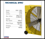 Sealey HVD42110VPM Premier 42 inch  Industrial High Velocity Rotomould Drum Fan 3-Speed 110V