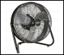 Sealey HVF18IS Industrial High Velocity Floor Fan with Internal Oscillation 18 inch 