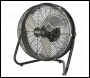 Sealey HVF18IS Industrial High Velocity Floor Fan with Internal Oscillation 18 inch 