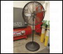 Sealey HVF20PO Industrial High Velocity Oscillating Pedestal Fan 20 inch  230V