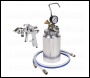 Sealey HVLP-79/P HVLP Pressure Pot System with Spray Gun & Hoses 1.7mm Set-Up