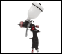 Sealey HVLP04 Premier Professional HVLP Gravity Feed Touch-Up Spray Gun 1mm Set-Up