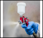 Sealey HVLP731 Workshop Series HVLP Gravity Feed Touch-Up Spray Gun 0.8mm Set-Up