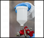 Sealey HVLP741 Workshop Series HVLP Gravity Feed Spray Gun 1.3mm Set-Up