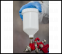 Sealey HVLP742 Workshop Series HVLP Gravity Feed Spray Gun 2mm Set-Up