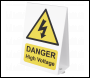Sealey HVS1 High Voltage Vehicle Warning Sign
