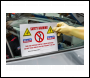 Sealey HYBRIDSIGN Hybrid/Electric Vehicle Warning Sign