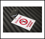 Sealey HYBRIDTAG Hybrid/Electric Vehicle Keyring Warning Tag