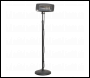 Sealey IFSH2003 Infrared Quartz Patio Heater 2000W/230V with Telescopic Floor Stand