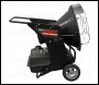 Sealey IR37 Infrared Space Warmer® Kerosene/Diesel Heater with Wheels 136,000Btu/hr
