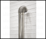 Sealey IREX2 Stainless Steel Exhaust/Flue Extension Pipe for IR13/IR16 100mm 1000mm