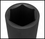 Sealey IS1216D Premier Deep Impact Socket 1/2 inch Sq Drive 16mm