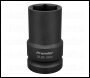 Sealey IS124D Impact Socket 24mm Deep 1 inch Sq Drive