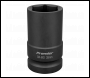 Sealey IS130D Impact Socket 30mm Deep 1 inch Sq Drive