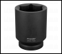 Sealey IS175D Premier Deep Impact Socket 1 inch Sq Drive 75mm