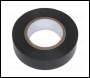 Sealey ITBLK10 PVC Insulating Tape 19mm x 20m Black Pack of 10