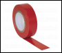 Sealey ITRED10 PVC Insulating Tape 19mm x 20m Red Pack of 10