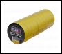 Sealey ITYEL10 PVC Insulating Tape 19mm x 20m Yellow Pack of 10