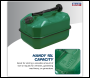 Sealey JC10RR Jerry Can 10L - Red