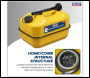 Sealey JC10RY Explosive-Safe Jerry Can 10L - Yellow