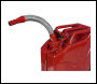 Sealey JC20P/S Flexible Pouring Spout for JC5M, JC10 & JC20 - Red