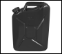 Sealey JC20SCB Screw Cap Metal Jerry Can 20L - Black