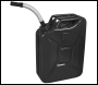 Sealey JC20SCB Screw Cap Metal Jerry Can 20L - Black
