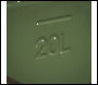 Sealey JC20SCG Screw Cap Metal Jerry Can 20L - Green