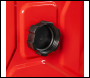 Sealey JC20SCR Screw Cap Metal Jerry Can 20L - Red