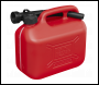 Sealey JC5R Fuel Can 5L - Red