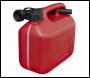 Sealey JC5R Fuel Can 5L - Red