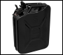 Sealey JCY20B Jerry Can 20L - Black