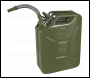 Sealey JCY20G Jerry Can 20L - Green