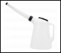 Sealey JDL5 Oil Container with Flexible Spout 5L - Black Lid