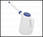 Sealey JDL5B Oil Container with Flexible Spout 5L - Blue Lid