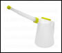 Sealey JDL5SET Oil Containers with Lid & Flexible Spout 5L - Set of 5