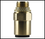 Sealey JGBC618 John Guest® Speedfit® Brass SuperThread Straight Adaptor 6mm x 1/8 inch BSP - Pack of 2
