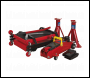 Sealey JKIT01 Lifting Kit (Inc Jack, Axle Stands, Creeper, Chocks & Wrench) 5pc - 2 Tonne