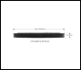 Sealey JP08 Safety Rubber Jack Pad 136.5mm - Type B