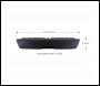 Sealey JP18 Safety Rubber Jack Pad - Type B