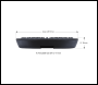 Sealey JP18 Safety Rubber Jack Pad 117mm - Type B